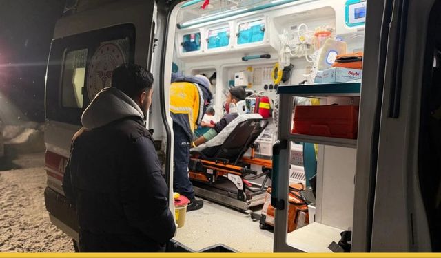 Sason’da Yaralanan Kemal Öz İçin Karlı Yollarda Zamana Karşı Yarış