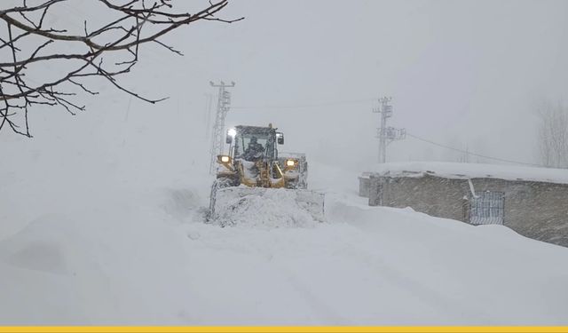 Karlı Dağların Arasında Mahsur Kalan Köyler: Siirt’te Ulaşım Tamamen Durma Noktasında