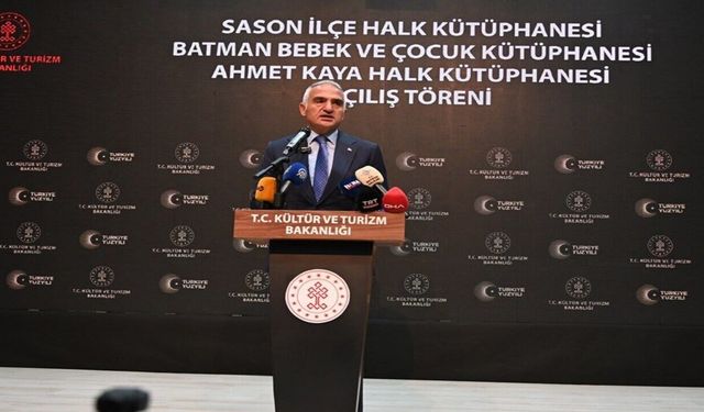 Bakan Ersoy’dan Batman’da Kitap Seferberliği: Üç Yeni Kütüphane Kapılarını Açtı