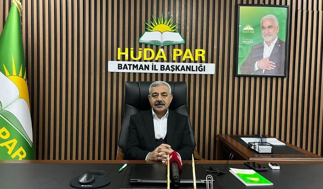 HÜDA PAR Batman İl Başkanı Şahin’den Ramazan Mesajı: "Sofralarımızı Kurarken Gazze’yi Unutmayalım"