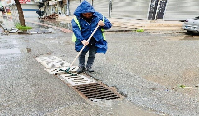 Batman Belediyesi Yağışa Karşı Teyakkuzda
