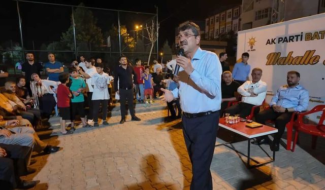 Milletvekili Nasıroğlu Mahalle Sakinleriyle Bir Araya Geldi