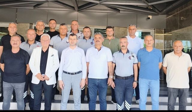 TPAO Bölge Müdürü Karataş, Güvenlik Personeliyle Bir Araya Geldi
