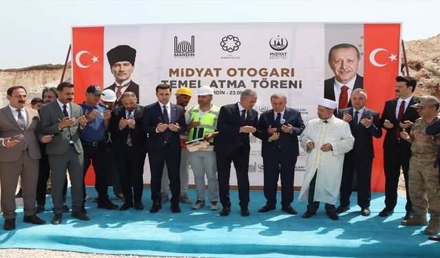 Midyat Yeni Şehir Otogarının Temeli Törenle Atıldı