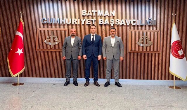 MHP Batman İl Başkanlığı’ndan Başsavcı Arıduru’ya Tebrik Ziyareti