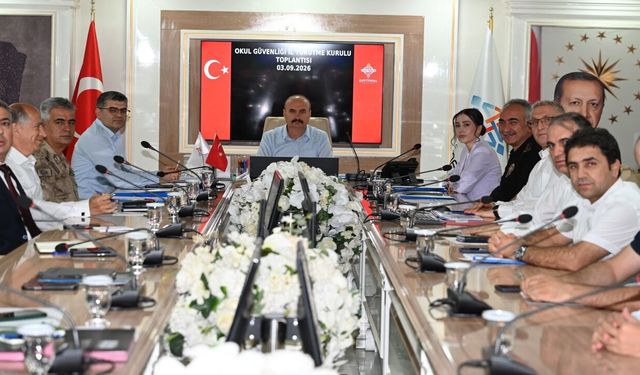 Batman’da Okullar İçin Güvenlik Tedbirleri Masaya Yatırıldı