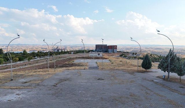 Leylekler Batı Raman Kampüsü’nde Mola Verdi