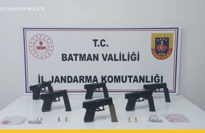 Batman’da Silah ve Narkotik Ticaretine Suçüstü