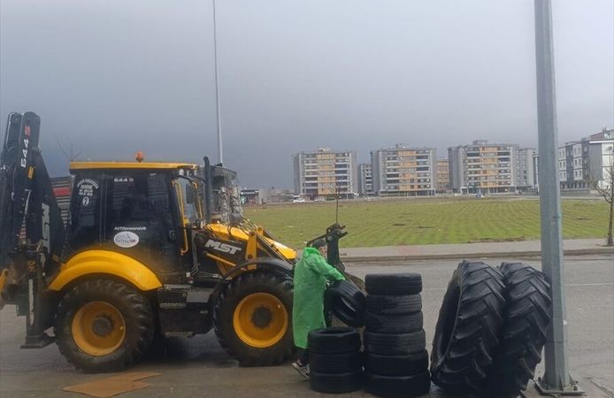 Batman’da Bir Ayda 84 Ton Atık Lastik Toplandı