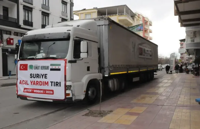 Batman Umut Kervanı’ndan Kobani ve Afrin’e Yardım Tırı