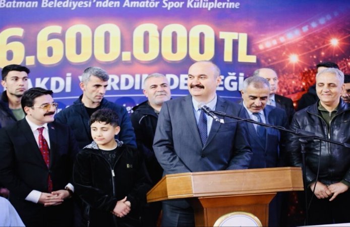 Batman’da Amatör Spora 6,6 Milyon TL’lik Dev Destek
