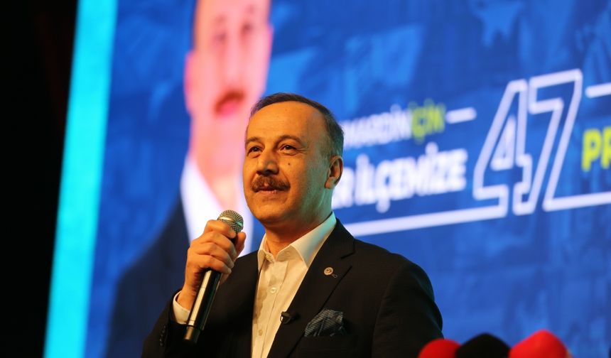AK Parti Mardin Büyükşehir Belediye Başkan adayı Erin, projelerini açıkladı