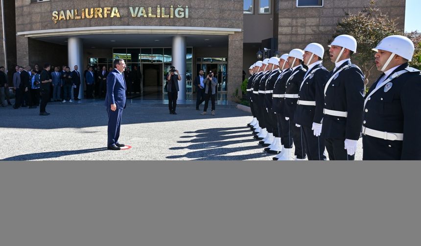 Cumhurbaşkanı Yardımcısı Cevdet Yılmaz, Şanlıurfa'da ziyaretlerde bulundu