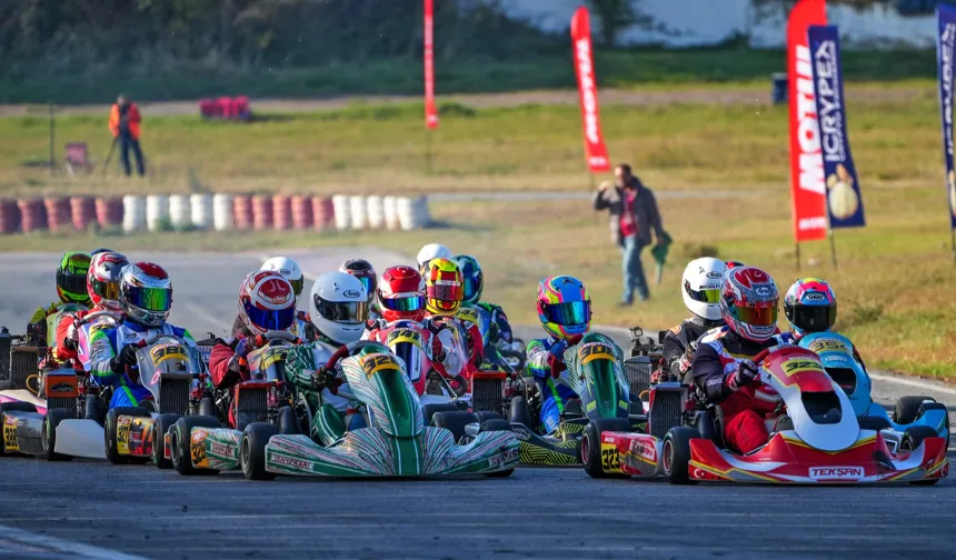 Karting son ayakta büyük çekişme