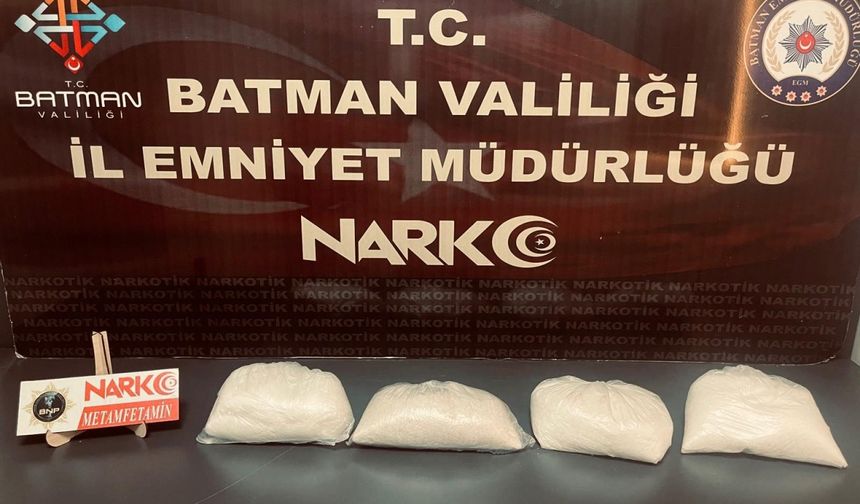 Batman'da Nakotik Operasyonunda 2 Şüpheli Tutuklandı