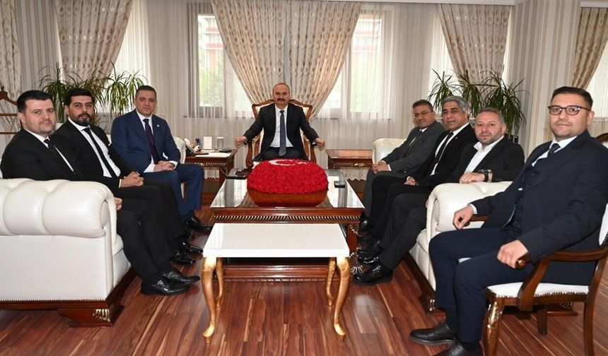 TBB Başkanı Sağkan'dan Vali Canalp'a Ziyaret