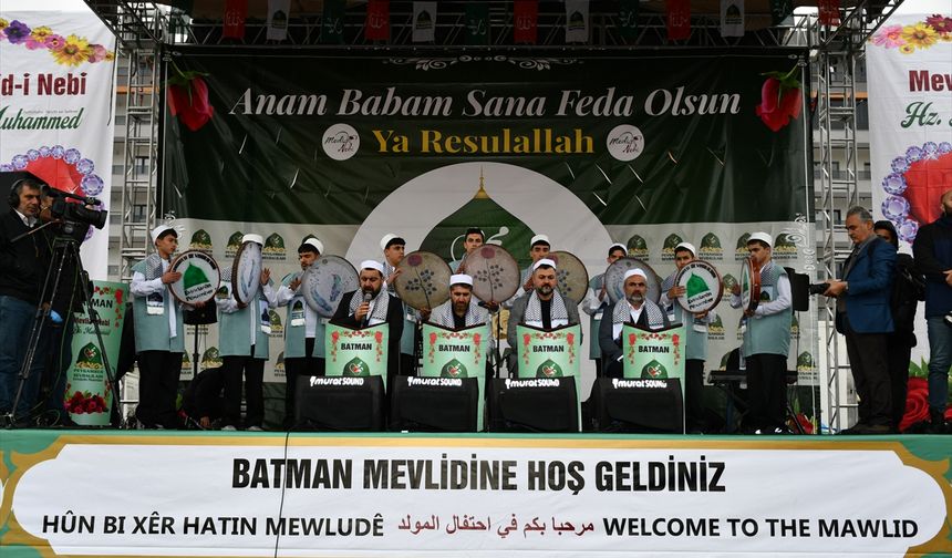 Batman'da "Mevlid-i Nebi" Etkinliği Düzenlendi