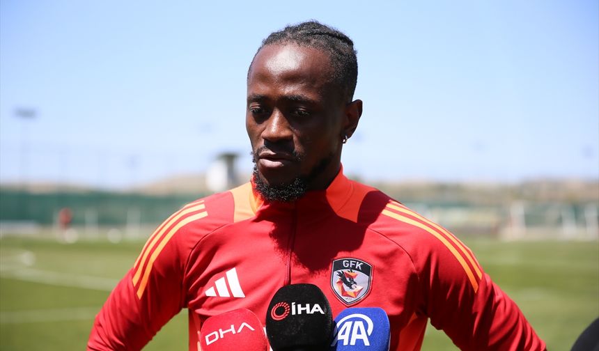 Gaziantep FK'li Boateng, RAMS Başakşehir maçına yönelik hedeflerini açıkladı: