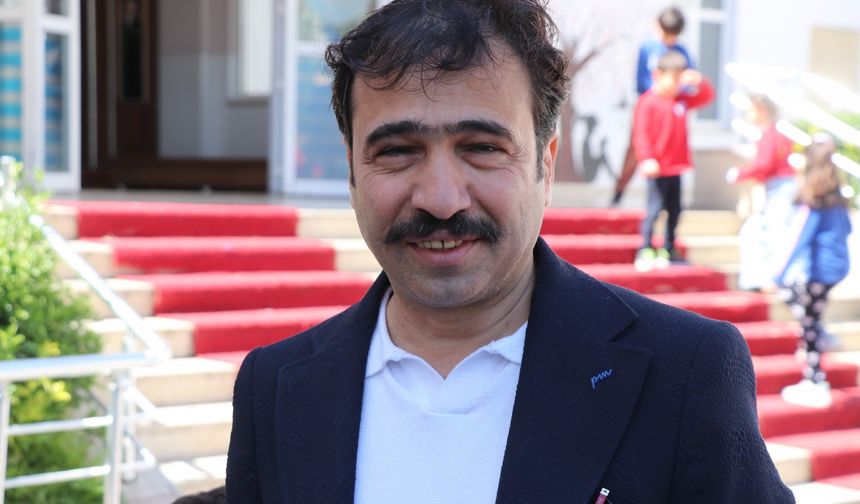 Siirt'te ilkokul öğrencileri "Dilimizin Zenginlikleri Projesi" kapsamında sergi açtı