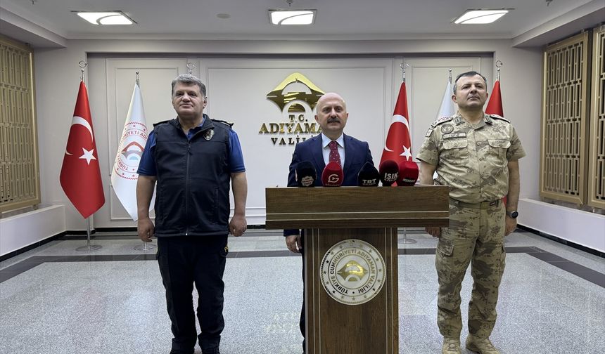 Adıyaman Valisi Osman Varol, kentin bir aylık asayiş verilerini açıkladı