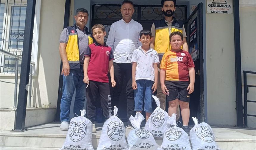 Batman'da atık pil kampanyası