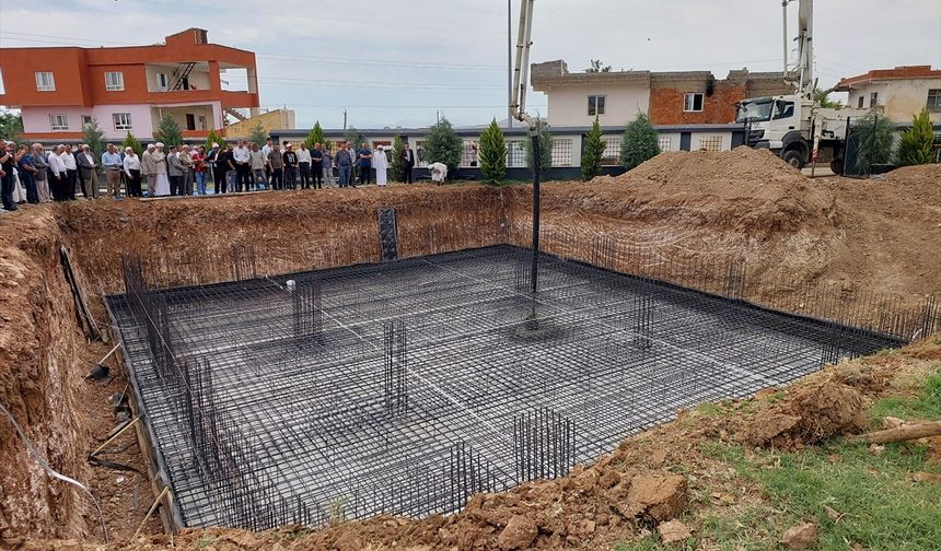 Batman'da cami için temel atma töreni düzenlendi