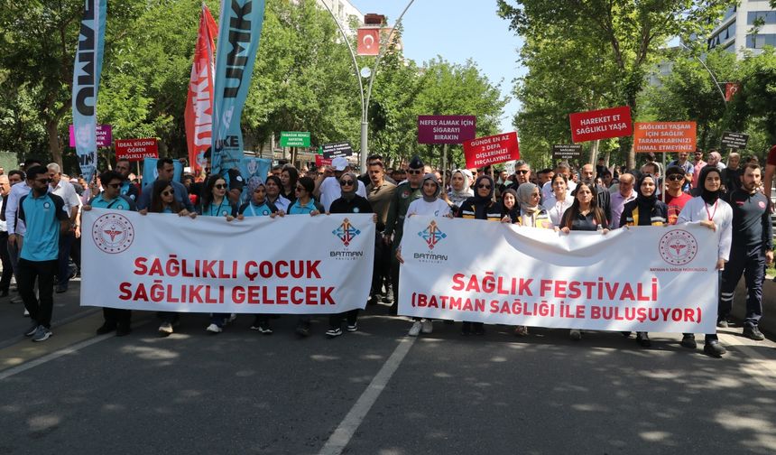 Batman'da "Sağlık festivali" düzenlendi