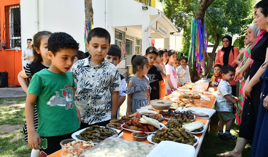 Batman'da "Türk Mutfağı Haftası"nda bölgelere özgü yemekler öğrencilere tanıtıldı