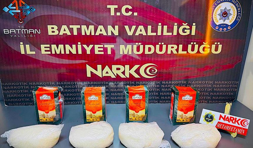 Batman'da uyuşturucuyla yakalanan şüpheli tutuklandı