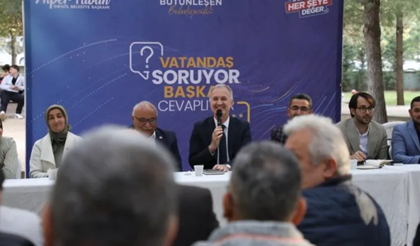 Bursa İnegöl'de mahalle buluşmaları devam ediyor