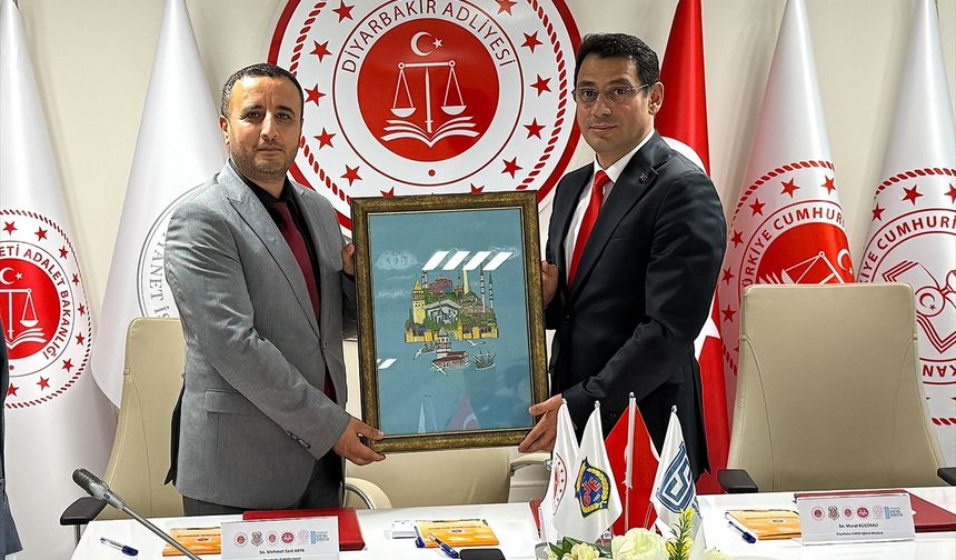 Diyarbakır'da "Denetimli Serbestlik Hizmetleri Alanında İşbirliği Protokolü" imzalandı