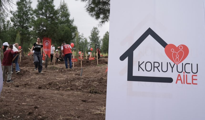 Diyarbakır'da "Koruyucu Aile Hatıra Ormanı" törenle açıldı