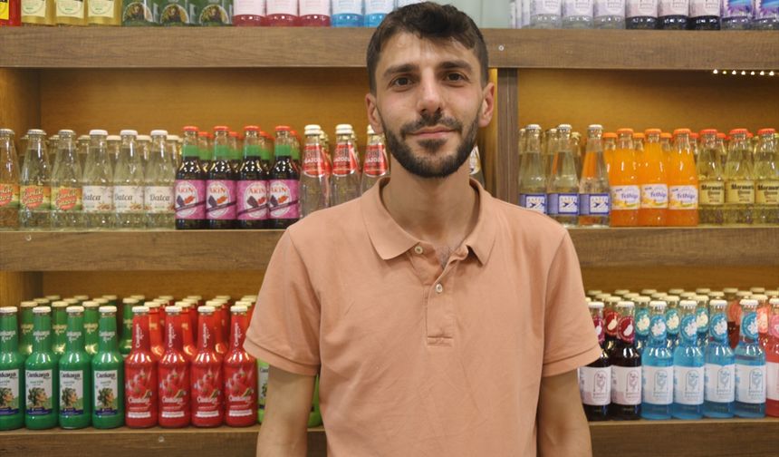 Gaziantep'te genç girişimci nostaljik yerli gazozları raflara taşıdı