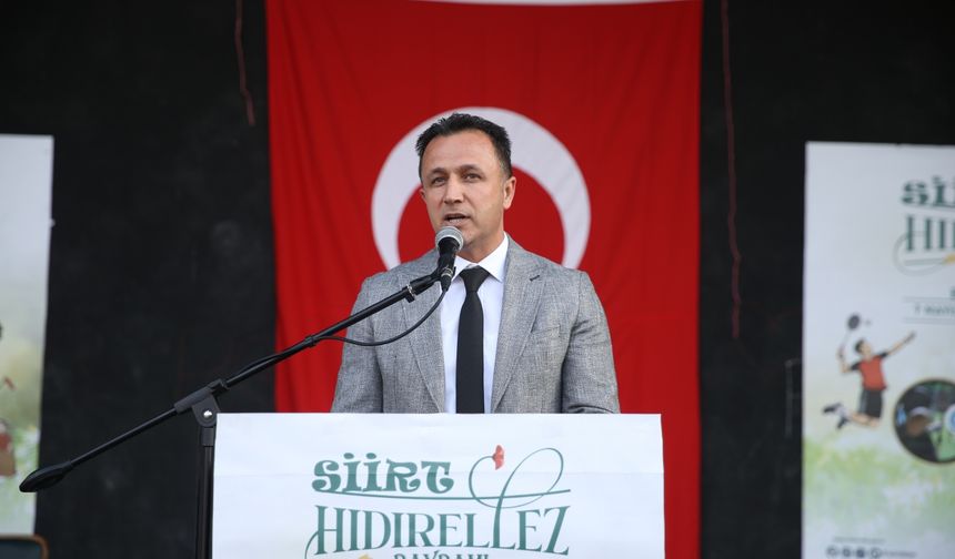 Siirt'te Hıdırellez Şenliği düzenlendi
