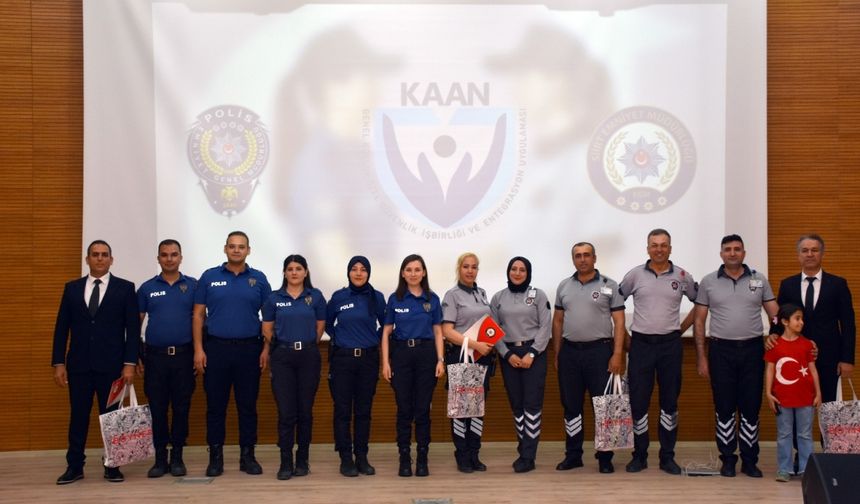 Siirt'te KAAN Projesi'nde 24 özel güvenlik görevlisine ödül