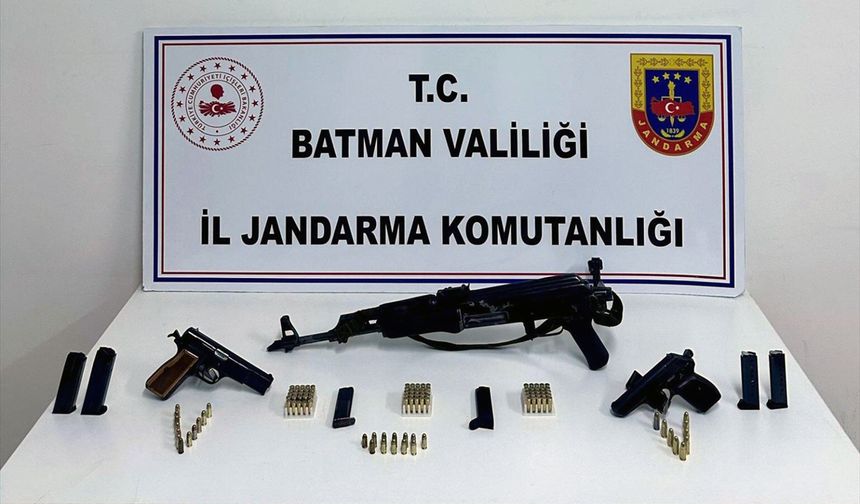 Batman'da Attığı Çuvalda Silah Çıkan Zanlı Tutuklandı