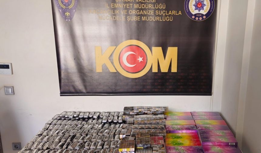 Şırnak'ta kaçakçılık operasyonunda 1 zanlı tutuklandı