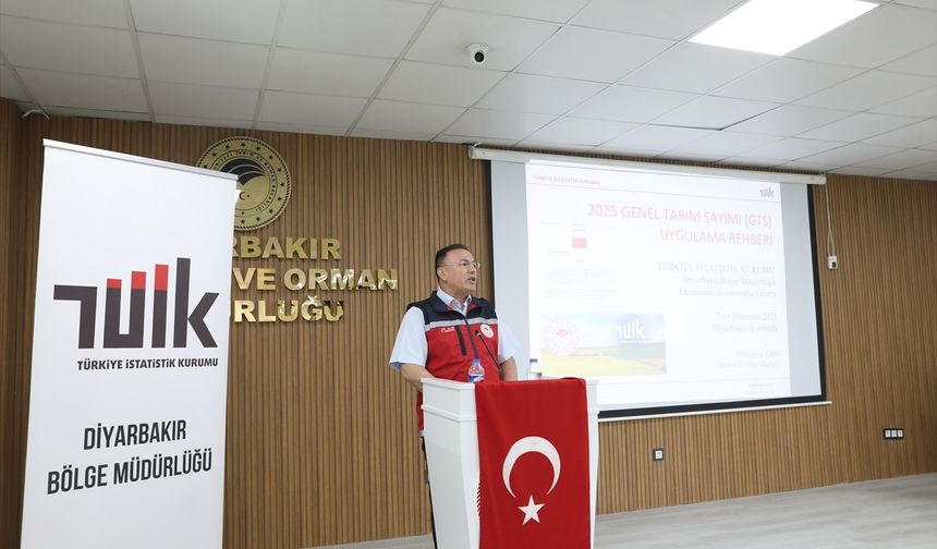 Diyarbakır'da 'Genel Tarım Sayımı' eğitim programı düzenlendi