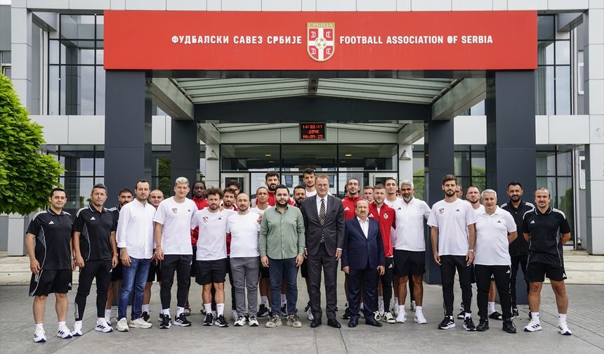 Türkiye'nin Belgrad Büyükelçisi İlhan Saygılı, Gaziantep FK kampını ziyaret etti