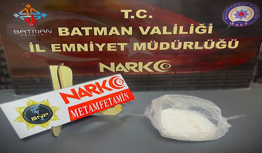 Batman'da Zehir Taciri Narkotik'e Takıldı