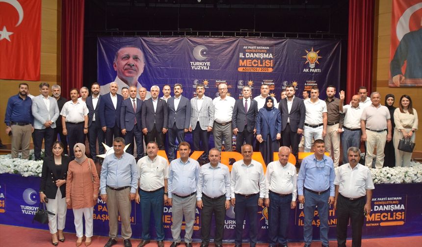 Batman'da 'AK Parti Genişletilmiş İl Danışma Meclisi Toplantısı' Yapıldı