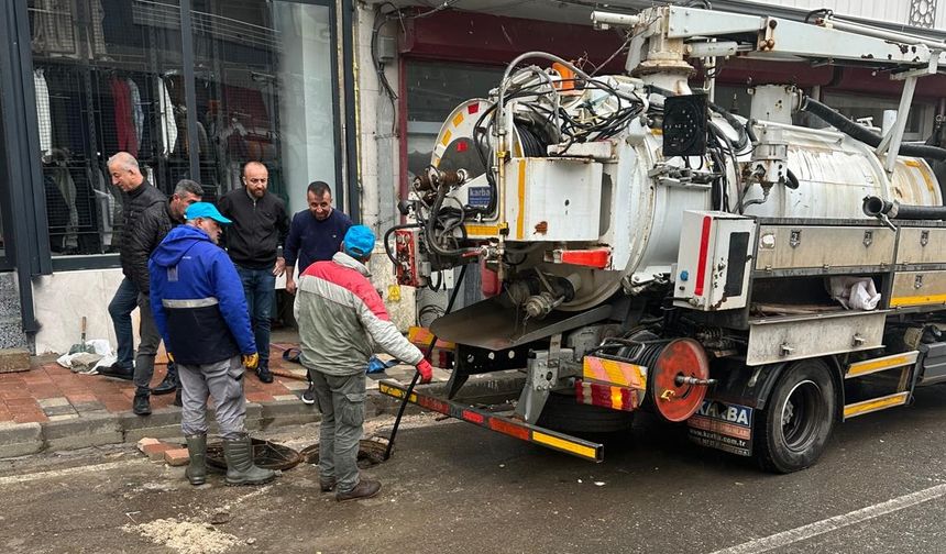 Mardin'de Sağanak Sonrası Temizlik