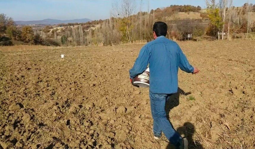 Hasankeyf’te Makinelerin Giremediği Yamaçlarda Çiftçi İşi Ele Aldı
