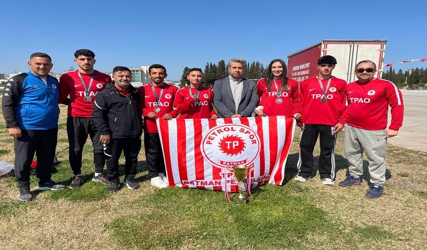 Batman Petrolsporlu Atletler Avrupa Yolunda