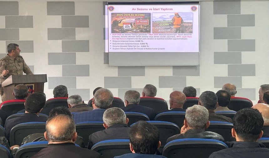 Gercüş’te Jandarmadan Muhtarlara Kritik Eğitim