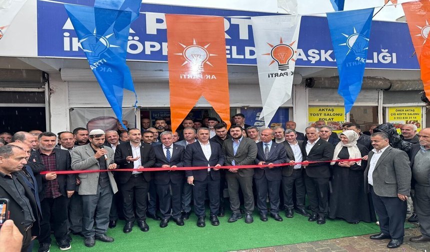 Beşiri İkiköprü’de AK Parti Binası Açıldı, Yetki Belgesi Verildi