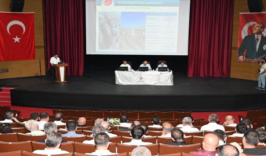 Batman’da 35 Milyar Liralık 368 Proje Masaya Yatırıldı