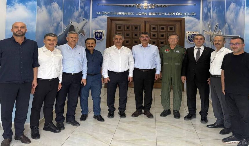Nasıroğlu ve Şansi’den Tuğgeneral Koç’a Veda Ziyareti