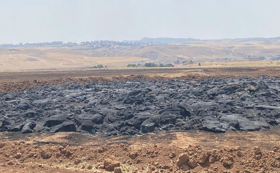 Düvecik Köyünde Anız Yangını Söndürüldü