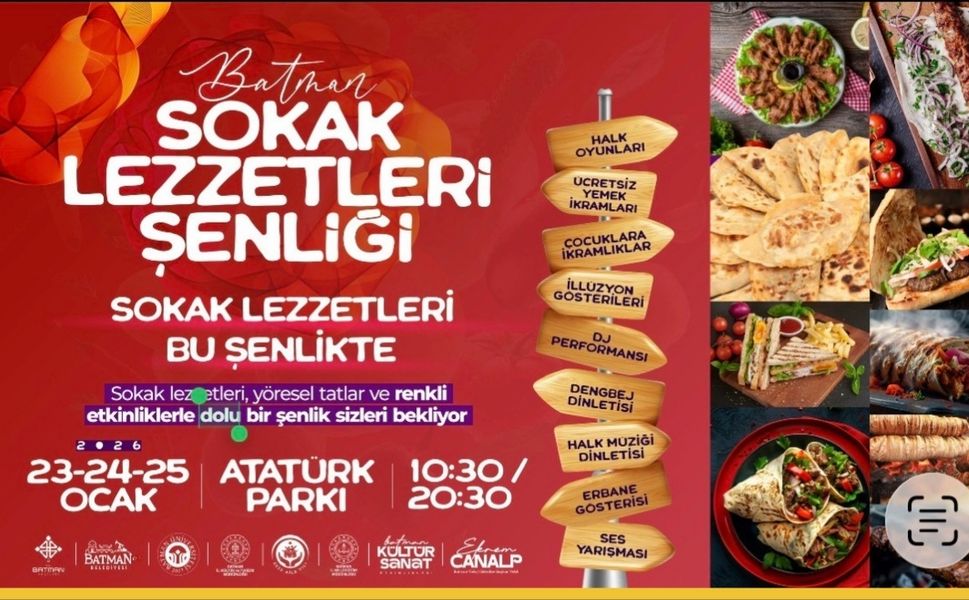 Batman Sokak Lezzetleri Şenliği İçin Geri Sayım Başladı